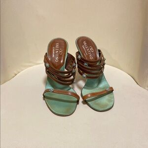 Valentino Women's Brown Strappy Sandals
